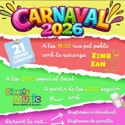 Carnaval - Ginestar 2026