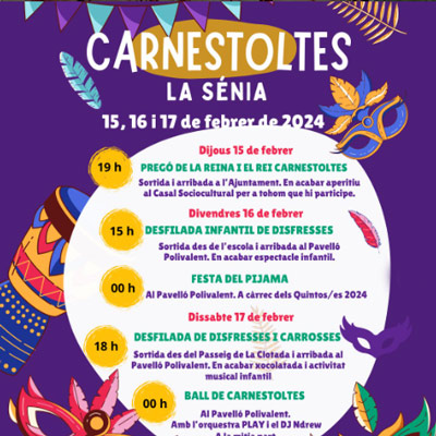 Carnaval a La Sénia 2024