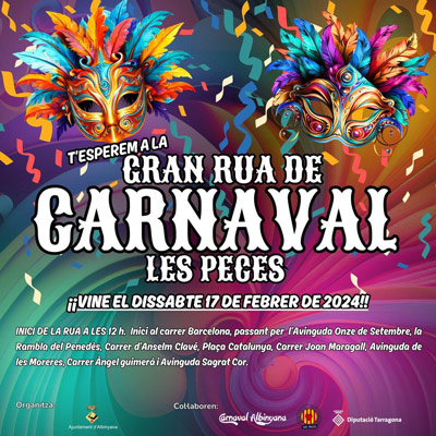Carnaval a Les Peces, Albinyana, 2024