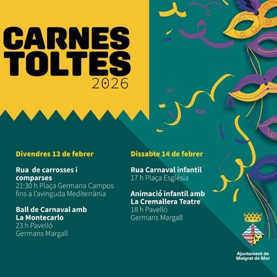 Carnestoltes a Malgrat de Mar 2026, Carnestoltes a Malgrat de Mar, 2026, Malgrat de Mar, 
