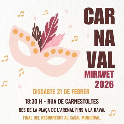 Carnaval a Miravet 2026, Carnaval a Miravet, Miravet, 2026