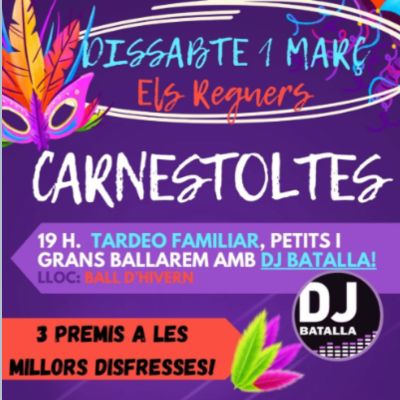 Carnaval als Reguers 2025, Carnaval als Reguers, 2025, Els Reguers, 