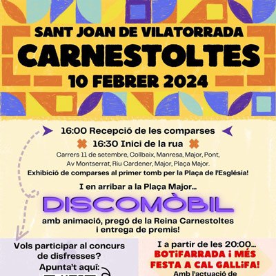 Carnestoltes a Sant Joan de Vilatorrada 2024