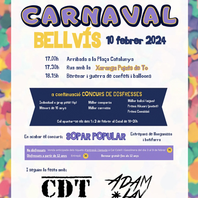 Carnaval de Bellvís, 2024