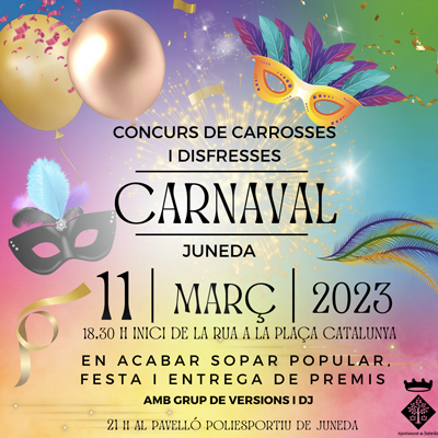Carnaval de Juneda, 2023