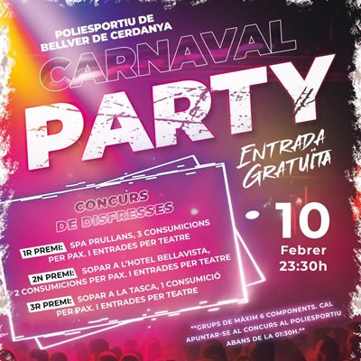 Carnaval Party a Bellver de Cerdanya, 2024