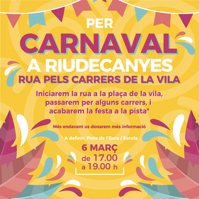 Carnaval de Riudecanyes, 2022