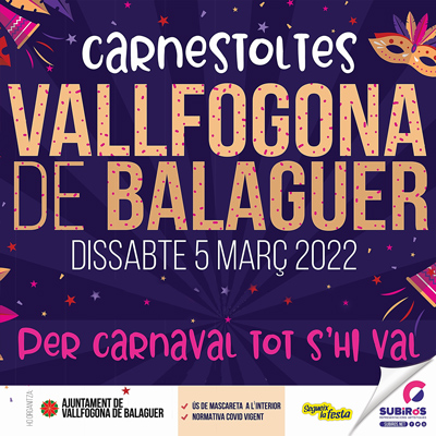 Carnaval de Vallfogona de Balaguer, 2022
