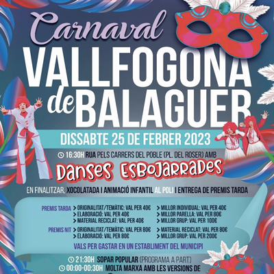 Carnaval de Vallfogona de Balaguer, 2023