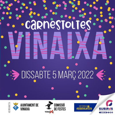 Carnaval de Vinaixa, 2022