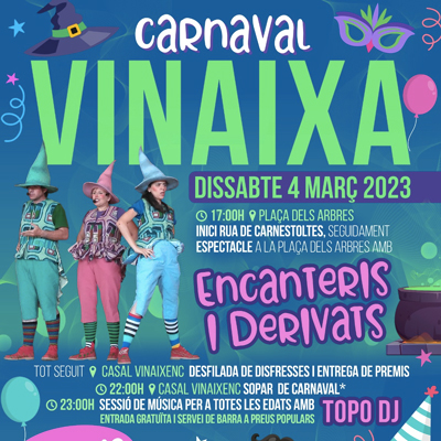 Carnaval de Vinaixa, 2023