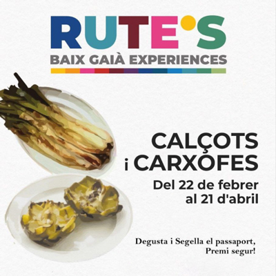 Ruta gastronòmica de Calçots i Carxofes al Baix Gaià, 2024