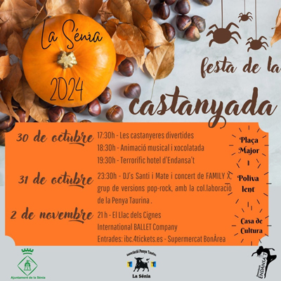 Festa de la Castanyada a La Sénia 2024