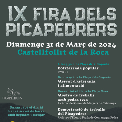 IX Fira dels Picapedrers de Castellfollit de la Roca, 2024