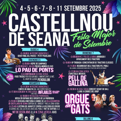 Festa Major de Castellnou de Seana, 2025