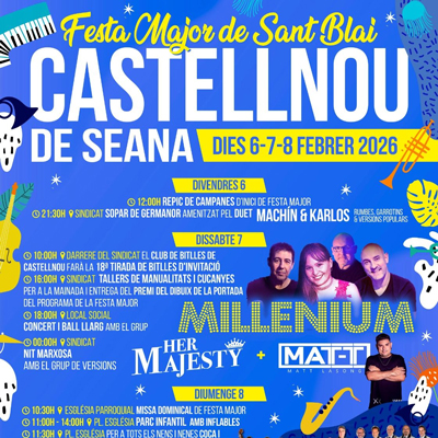 Festa Major de Sant Blai a Castellnou de Seana, 2026