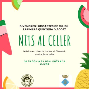 Cicle d'Estiu Nits al Celler, Cooperativa de Falset-Marçà, 2019