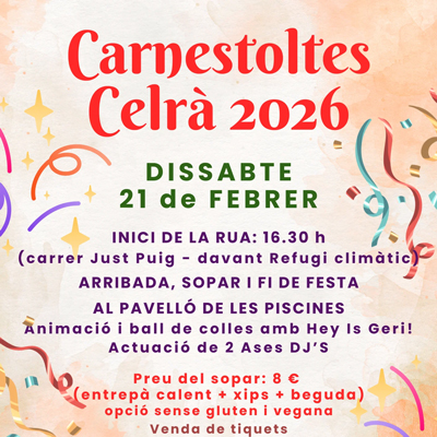 Carnestoltes de Celrà, 2026