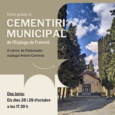 Visita guiada al cementiri municipal de l'Espluga de Francolí, 2022