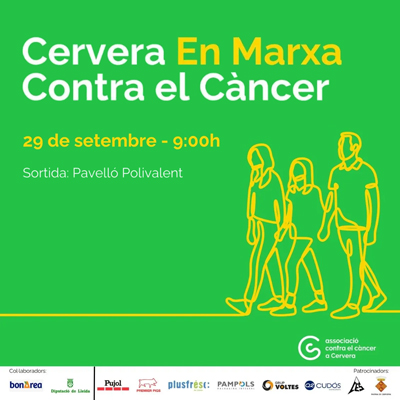 Caminada Cervera en marxa contra el càncer, 2024