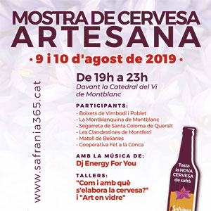 Mostra de Cervesa Artesana a Montblanc, 2019