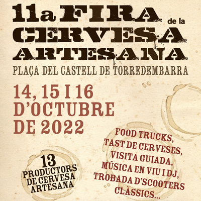 11a Fira de la Cervesa Artesana, Torredembarra, 2022