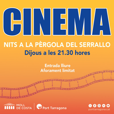 Cinema a la fresca a la Pèrgola del Serrallo, Tarragona, 2024