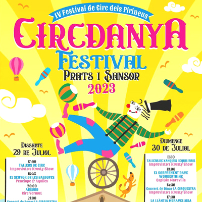 Circdanya Festival, Prats i Sansor, Cerdanya, 2023