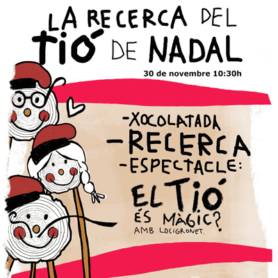 Activitat nadalenca 'La recerca del tió' a Claravalls, Tàrrega, 2025