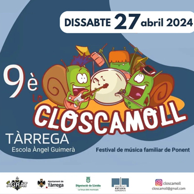 Lo Closcamoll, Festival de música familiar de Ponent, Tàrrega, 2024