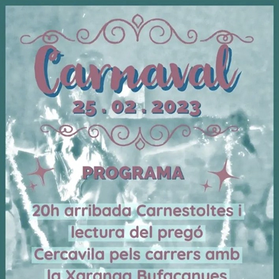 Carnaval a Colldejou, 2023