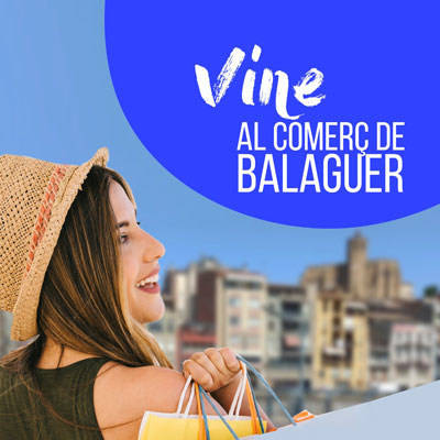 Campanya 'Som comerç, vine al comerç de Balaguer' a Balaguer, 2020