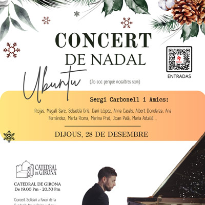Concert de Nadal solidari amb Sergi Carbonell, Catedral de Girona, 2023