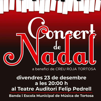 Concert de Nadal de la Banda Municipal de Música de Tortosa, 2022