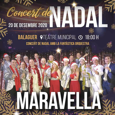 Concert de Nadal de l'Orquestra Internacional Maravella, Balaguer, 2020