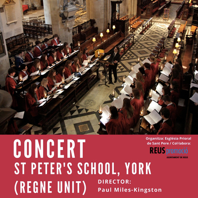 Concert del cor de Sant Peter's School de York, Reus, 2022