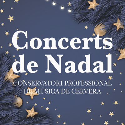 Concerts de Nadal del Conservatori de Cervera, 2020