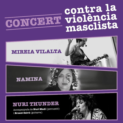 Concert contra la violència masclista, Girona, 2022