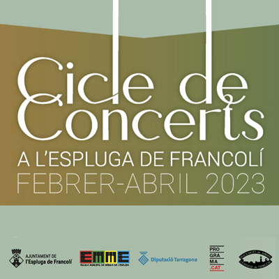 Cicle de concerts a l'Espluga de Francolí, 2023