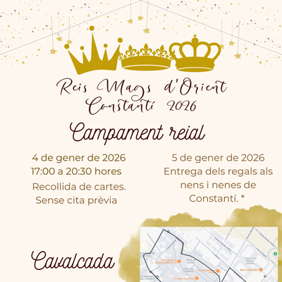 Cavalcada de Reis a Constantí, 2026