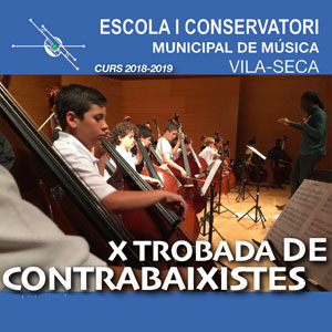 10a Trobada de Contrabaixos a l'Auditori Josep Carreras de Vila-seca, 2019