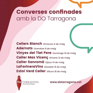 Converses confinades en streaming, DO Tarragona, 2020
