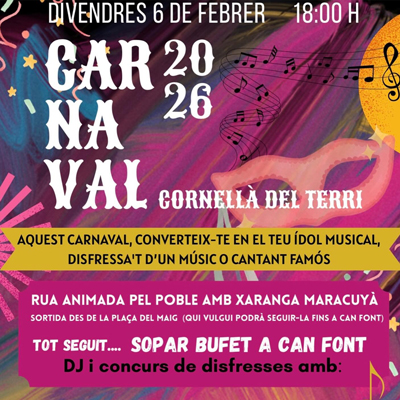 Carnaval a Cornellà del Terri, 2026