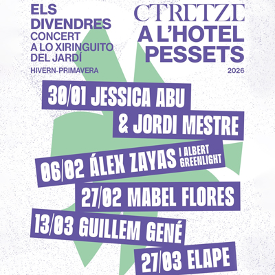 Els dijous concert a la Ctretze, CTretze Pirineus, La Pobla de Segur, Pallars Jussà, 2026