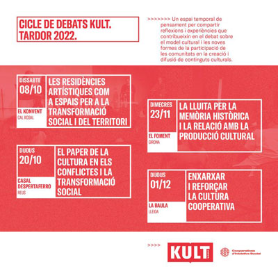 Cicle de debats KULT - Tardor 2022