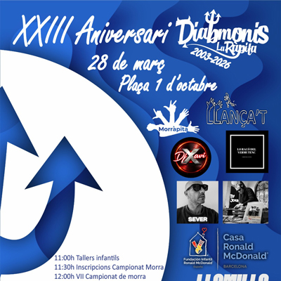 23è aniversari dels Diabmonis - La Ràpita 2026