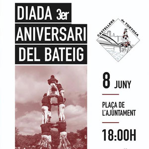 Diada 3r Aniversari del bateig dels Castellers de Tortosa - 2019