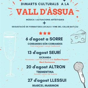 Dimarts Culturals a la Vall d'Àssua, 2019