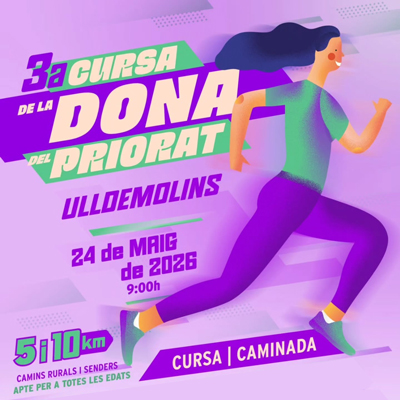 3a Cursa de la Dona del Priorat, Ulldemolins, 2026