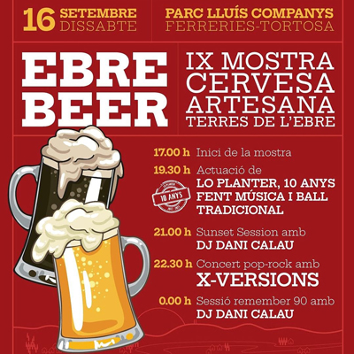 Ebre Beer. IX Mostra de cervesa artesana de les Terres de l'Ebre, 2023